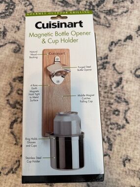 Cuisinart Magnetic Bottle Opener & Cup Holder